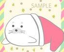 ゆるかわなイラスト描きます パステル調のゆるかわなイラストをお描きします＊ イメージ3