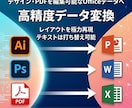 PDFをパワポ/エクセル/ワードに変換します PDFの資料をパワポに直して再利用したいお悩み解決します！ イメージ1