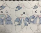 かわいい手描きのイラスト描きます 思わず抱きしめたくなる、ふんわりした柔らかな創造 イメージ7