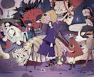 かっこいい和風イラスト描きます 挿絵、サムネイル、1枚絵、キャラ制作も！ イメージ3