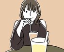 友人・家族・カップルなどのイラストを制作します あなたの思い出、可愛い線画で保存しませんか？ イメージ1