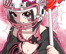 目が特徴的なキャラクターのイラストを描きます イカした個性的なキャラクターを求めている方へ イメージ1