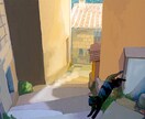 写真を加工、加筆しアニメタッチの背景作品を描きます あなたの思い出の1枚をアニメ作品の背景のように！ イメージ10