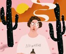 ポップなイラスト描きます あなたの好きな場所、物、ファッションなどなんでもOKです。 イメージ4