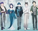 TRPG・配信・グッズで使える立ち絵を描きます オリジナルキャラクターの立ち絵を作成させていただきます。 イメージ3