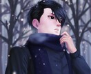 パンク系やV系のカッコいい男性キャラ描きます 一枚絵、立ち絵、アイコンなど厚塗りで丁寧に仕上げます！ イメージ3