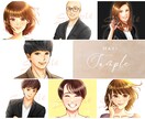 イラスト依頼不安な方も安心☆親切丁寧にご対応します X、インスタ、挿絵、ブログ、HP、表情差分、ヘッダー制作紹介 イメージ2