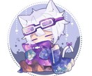 きらきら可愛いイラスト描きます デフォルメ(得意)〜等身絵まで対応します！ イメージ1