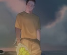 イケてる厚塗り気味イラストを仕上げます アニメ調で雰囲気のある厚塗りイラストを作成致します! イメージ7