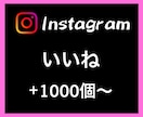 Instagramいいね＋1000個〜増やします あなたのSNSマーケティングをお手伝い致します イメージ1