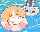 可愛いゆるキャライラストを描きます ビジネス・アイコン・グッズなど様々な用途でご利用いただけます イメージ3