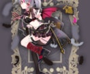 最短当日！IRIAM◎天使or悪魔イラスト描きます 配信にも！天使・悪魔衣装のキャラ立ち絵を即納でお書きします イメージ7