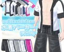 製作者B：Vroid用の衣装を作成します VTuberの方や個人で楽しみたい方、新しい衣装をお考えの方 イメージ3