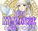 願望成就｜白魔術×マントラで願いを後押しします 見えない力と光の波動が、願いを叶える道を開きます イメージ1