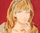 snsの似顔絵アイコン制作します 水彩風のファッションイラストな似顔絵を描きます。 イメージ1