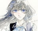 アナログ水彩イラストをお描きします 水彩ならではの透明感のある少女のイラストが得意です！ イメージ2