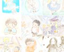 ほわっと可愛いイラスト描きます 色鉛筆風のデジタルイラスト、商用利用可！ラフ修正無制限！ イメージ2