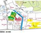 わかりやすい地図・案内図を作成します -- イラストレーターで印刷物やホームページに使える画像 イメージ3