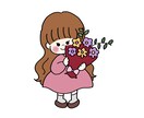 ゆるっと可愛いイラスト描きます ころんと可愛い、見るだけでほっこりするイラスト イメージ2