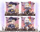 ハロウィン向け量産ミニキャラ描きます 量産型だからこその早さと安さ！まだまだ間に合います♬ イメージ5