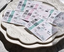馬券風エスコートカード／お好きな馬券内容にできます 【40枚〜】結婚式・ウェディング／オーダー可能／ドレス色当て イメージ6