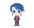 線画なしで目を引く可愛いSDキャラお描きします アイコンや動画の立ち絵に最適です！ イメージ2
