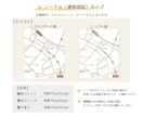 シンプルわかりやすい！用途に合せた地図を作成します チラシ・名刺・ホームページに！落ちついた色味のおしゃれ地図 イメージ4