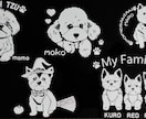 わんこのお写真からカッティングステッカー作成します 愛犬写真からあなただけのカッティングステッカーをお作りします イメージ5