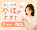 2週間チャットで転職・働き方の迷いを整理します 時間を気にせず書いて、働き方の迷いを整理するキャリア相談 イメージ1