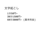 音声の文字起こし承ります ご要望には最大限お応えします！ イメージ1