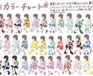 結婚式のドレス色当てクイズに使うイラスト作成します ★他にないお花のデザイン！既存のデザイン以外も描きます！ イメージ4