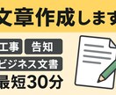 ビジネス文書など短時間で作成します 伝わる文章、あなたの代わりに整えます イメージ1