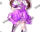 SNSアイコン、動画のサムネイル等 女の子描きます キラキラ可愛いイラストが欲しい方是非！ イメージ3