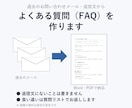 過去の問い合わせメールからFAQを作ります 返信文にないことは書かず、不明点は質問リストでお返しします イメージ1