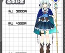 TRPGや配信・動画、サムネ等の立ち絵を制作します あなたのイメージをそった立ち絵を丁寧に制作します イメージ2