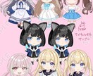 女の子のイラストを可愛く制作致します ご相談くださればちびキャラお描きします！ イメージ6