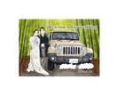 愛車とウェルカムボード描きます 大切なお車に乗ったり寄りかかったりイラストなら自由自在◡̈ イメージ5