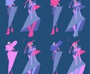 童話のようなファッショナブルなイラスト描きます 商品画像のようなイラスト描きます！ イメージ6