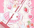 ゆめかわでポップなイラストを描きます やさしくて夢のような色合いのイラストをお届けします イメージ6