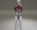 クリーチャー系3Dキャラクターを制作いたします ゲーム等で使用いただけるキャラクターモデルを作成します！ イメージ7