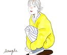 商用利用可！ おしゃれな線画でアイコンを描きます 個性あふれるイラストでSNS・ココナラ・ブログの集客力UP！ イメージ9