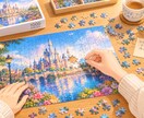 ジグソーパズル代行、ダイヤモンドアートします 家で眠っているものプレゼント用など受けたまります。 イメージ1