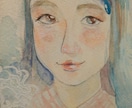 柔らかくあたたかみのある似顔絵描きます 水彩画で、その人らしさを表現します イメージ4