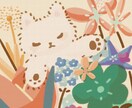 かわいいイラストを描きます 動物や花のイラストが得意です！ イメージ2