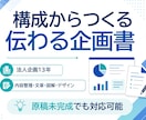 構成から伝わる企画書・営業資料を作成します 法人企画13年｜情報整理・文章・図解・デザインまで対応 イメージ1