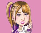 ちょっぴりオシャレでポップな似顔絵アイコン描きます ビジネス、SNS用アイコン、名刺の似顔絵、プレゼントにも♡ イメージ10