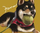 デジタル手描きでペットのイラストお描きします 写真とは違った癒しを＊生粋の動物好きがお描きします イメージ1