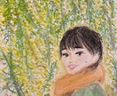 クレヨンでふんわり柔らかい似顔絵を描きます ウェディングやプレゼントにいかがでしょうか？ イメージ6