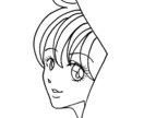 色紙に絵を描きます モノクロの世界をお楽しみ下さい イメージ3