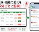 無在庫物販の売り越しを5分監視するシートを作ります 「売れたのに在庫切れ」を防ぐ|5分間隔で監視→メール自動通知 イメージ1